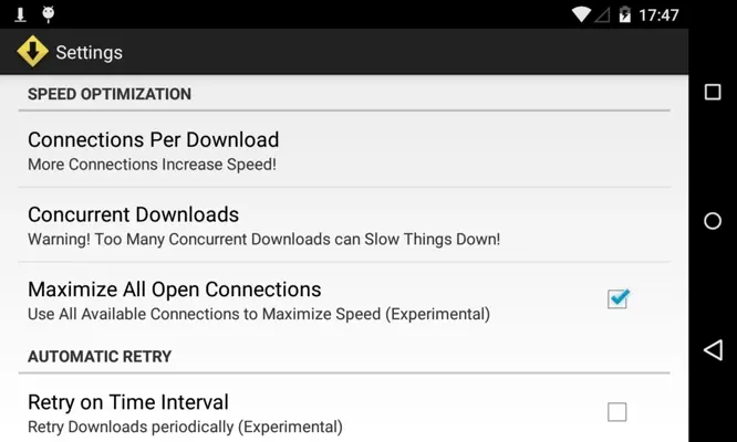 Super Download Manager android App screenshot 0